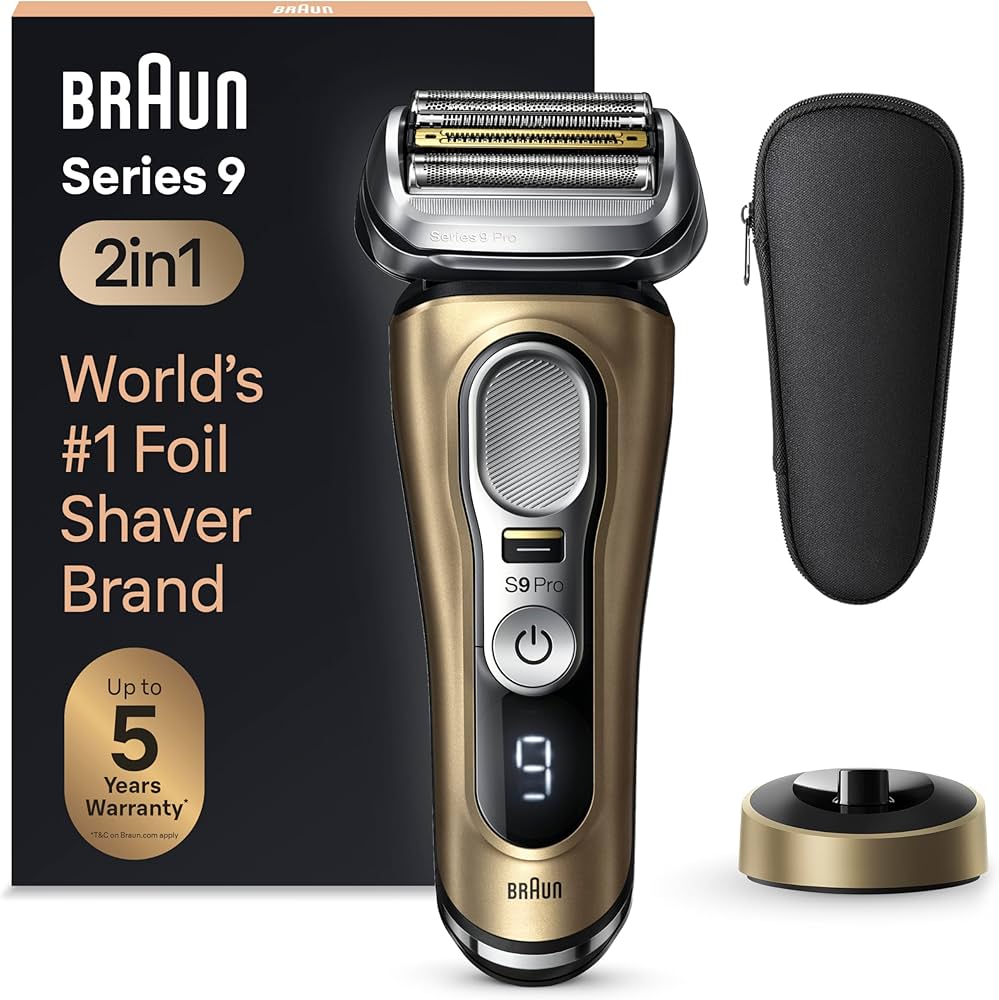 BRAUN Series 9 ゴールド 電気シェーバー Amazon.com: Braun Series 9