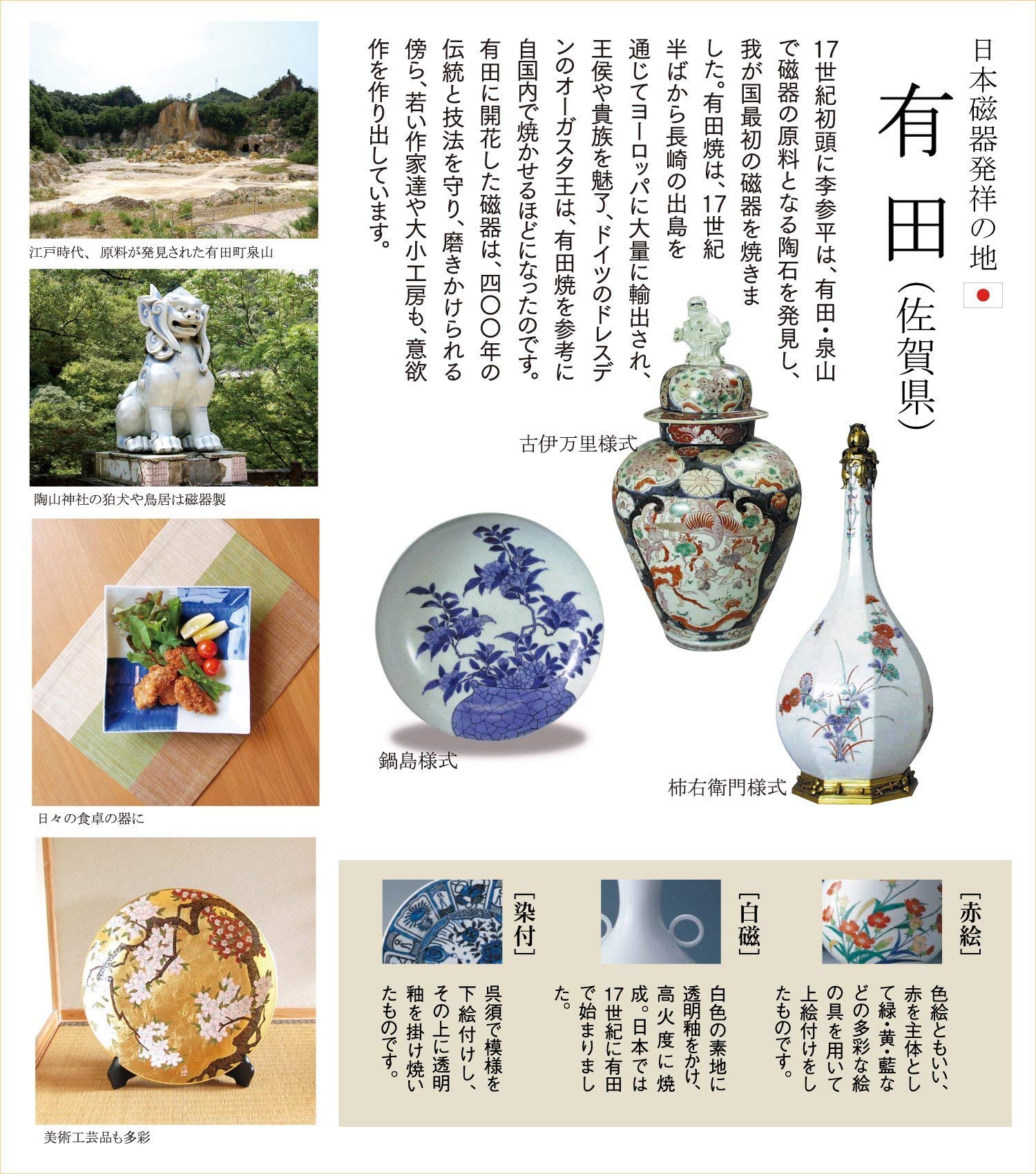 Amazon.co.jp: 飾り皿 絵皿 大皿 スタンド付き 有田焼 弥左ヱ門窯 陶器