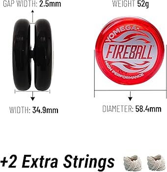 Amazon.com: Yomega Fireball YoYo -HIGH Performance Responsive