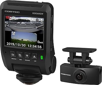 Amazon | コムテック 車用 ドライブレコーダー 360度全方位+リヤカメラ