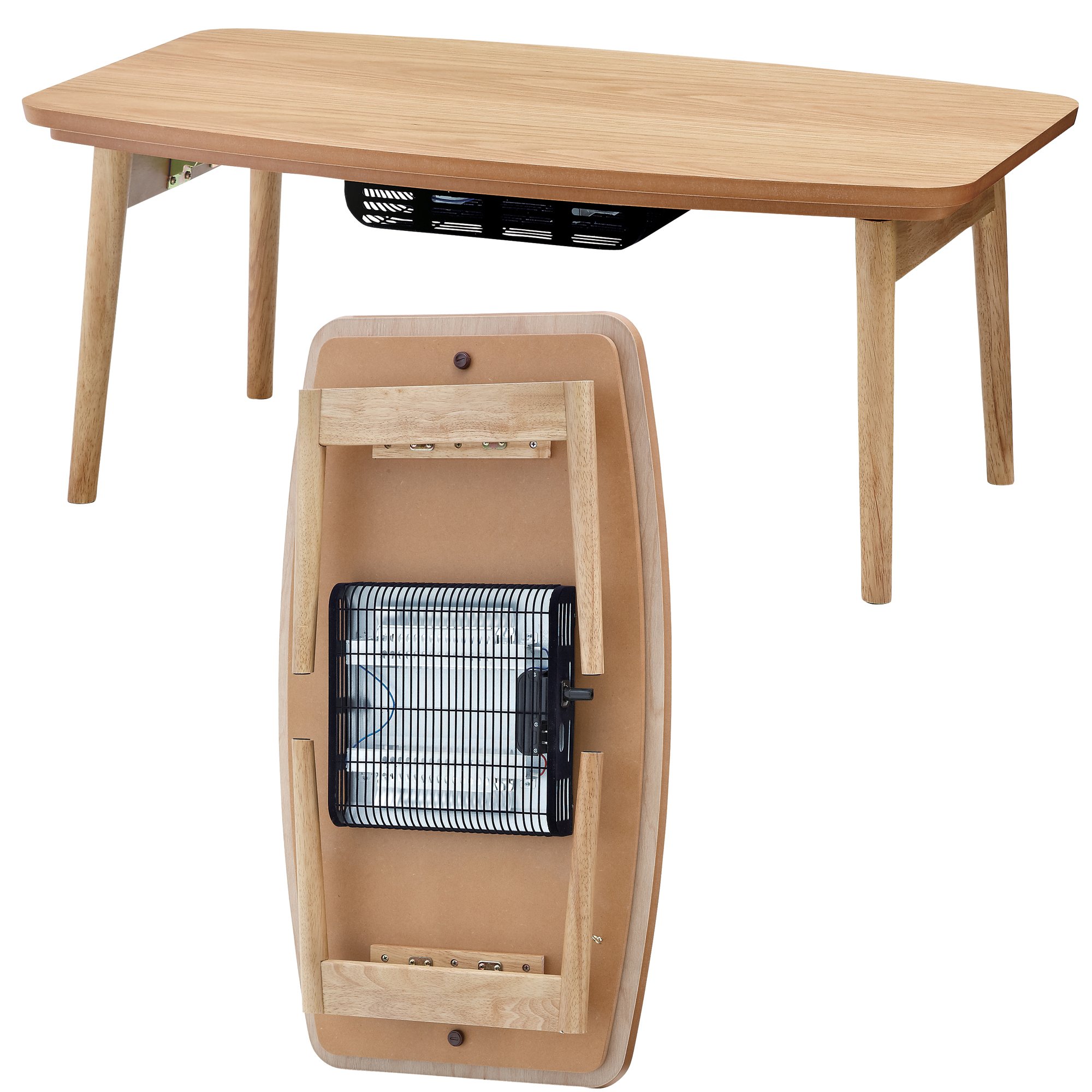 Amazon | AZUMAYA こたつテーブル コタツ エルフィ オーク 901OAK