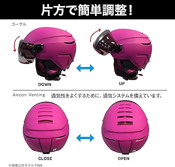 Amazon | ATOMIC(アトミック) スキーヘルメット SAVOR VISOR JR