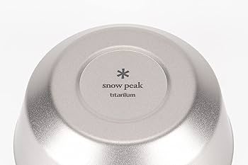 Amazon | Snow Peak(スノーピーク) (snow peak) チタンダブルボウル