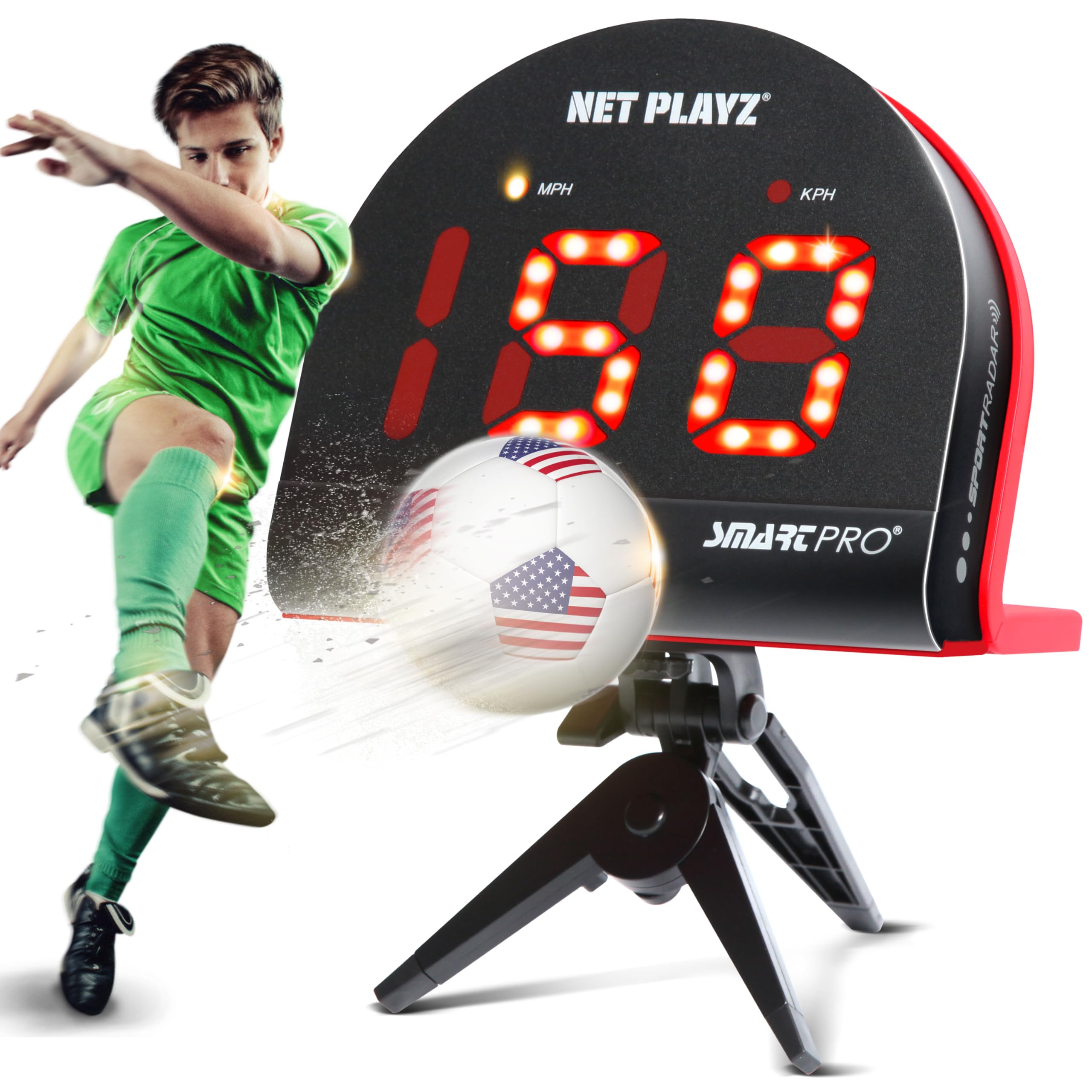Amazon | サッカーレーダー スピードセンサー トレーニング機器