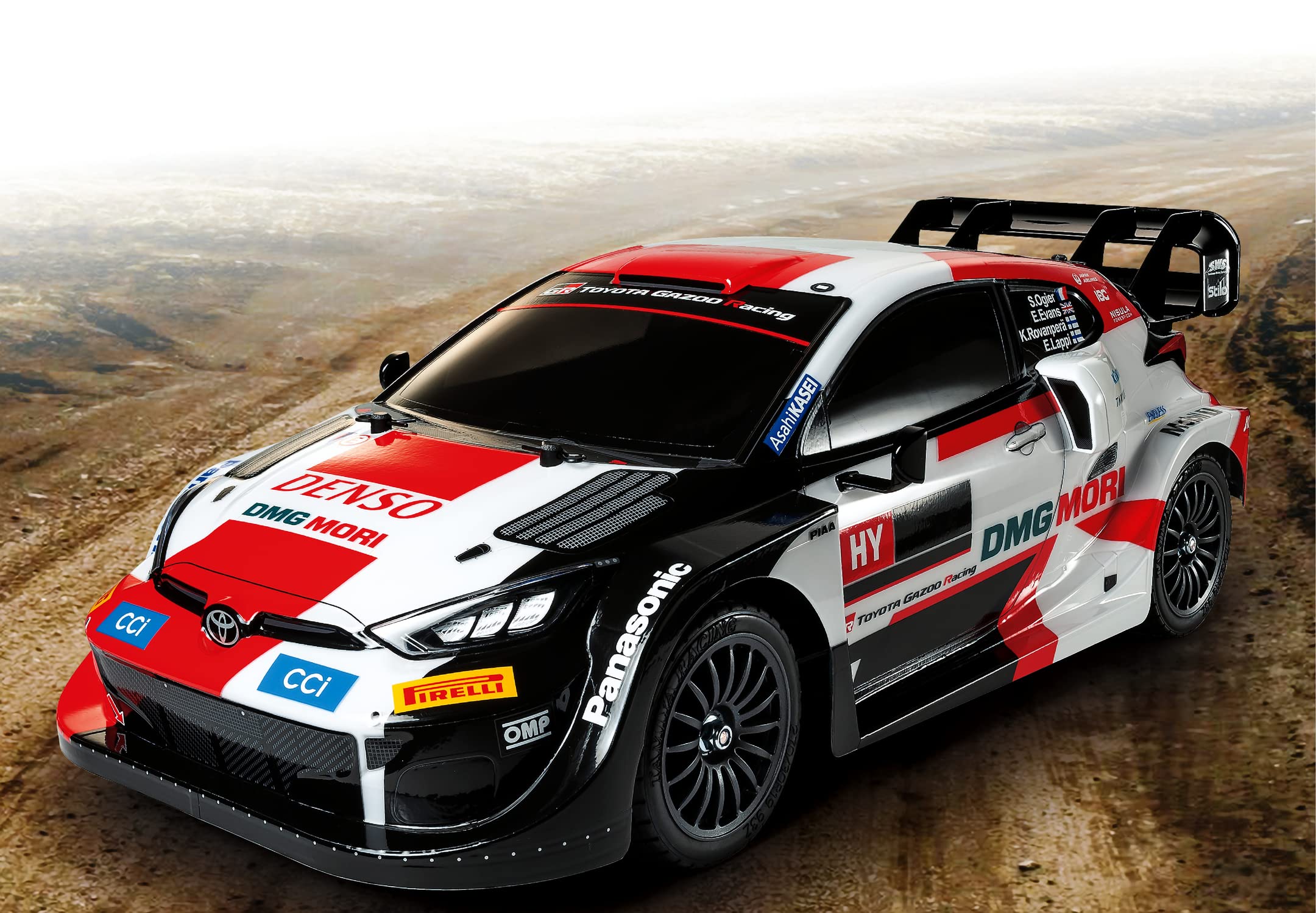 Amazon.com: TAMIYA 1/10 Toyota GAZOO WRT/GR Yaris Rally1 TT-02