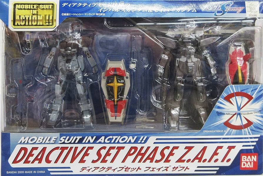 Amazon.com: Gundam MSiA Action Figure Deactive Set Phase Z.A.F.T.
