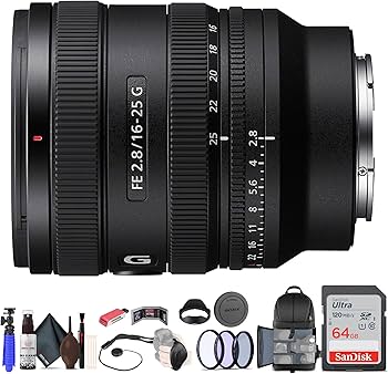 Amazon.com : Sony FE 16-25mm F2.8 G Wide-Angle Zoom Lens (SEL1625G