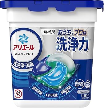 Amazon | アリエール 洗濯洗剤 ジェルボール PRO 本体 11個