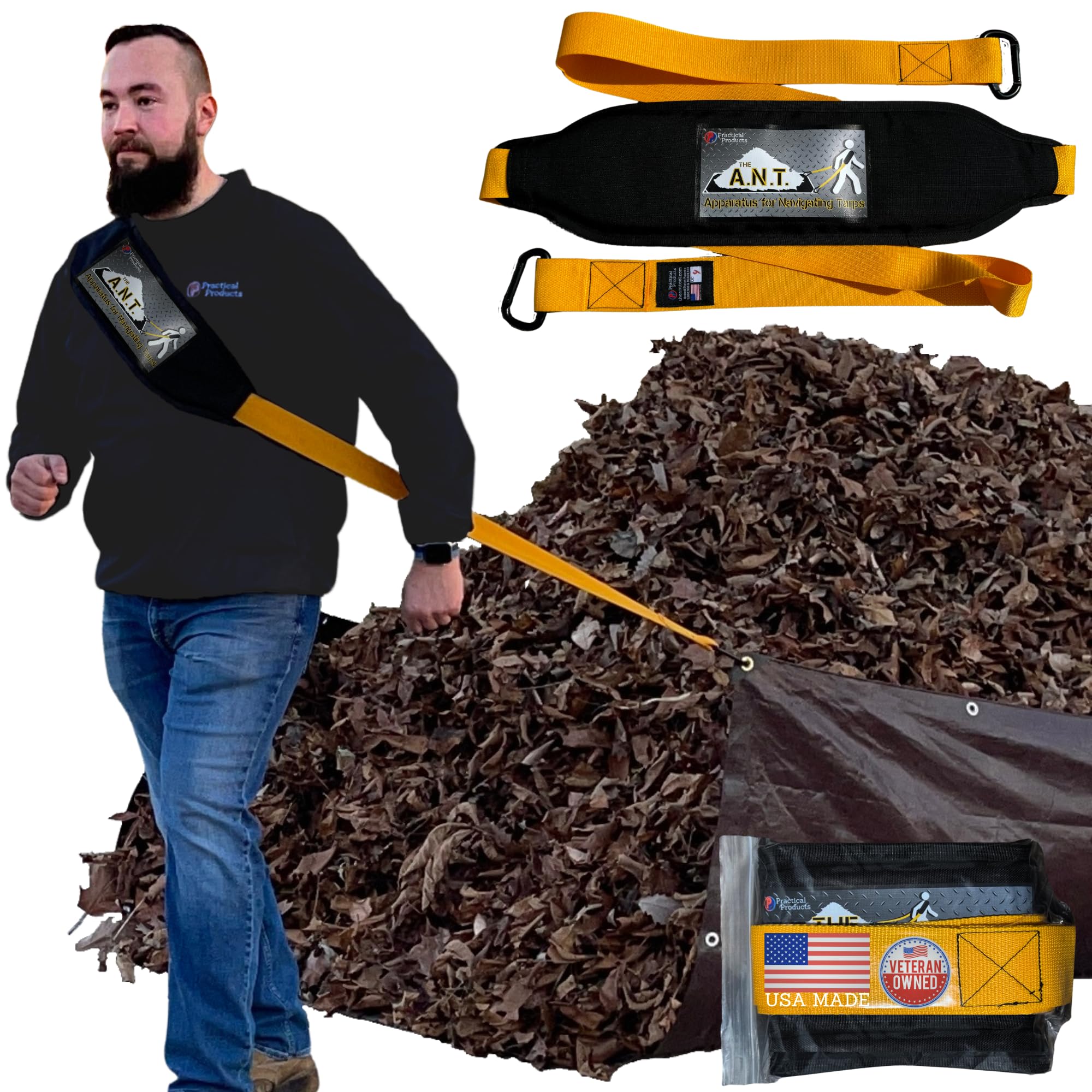 Amazon.com: THE A.N.T. Tarp Tool - Heavy Duty Tarp Strap for Leaf