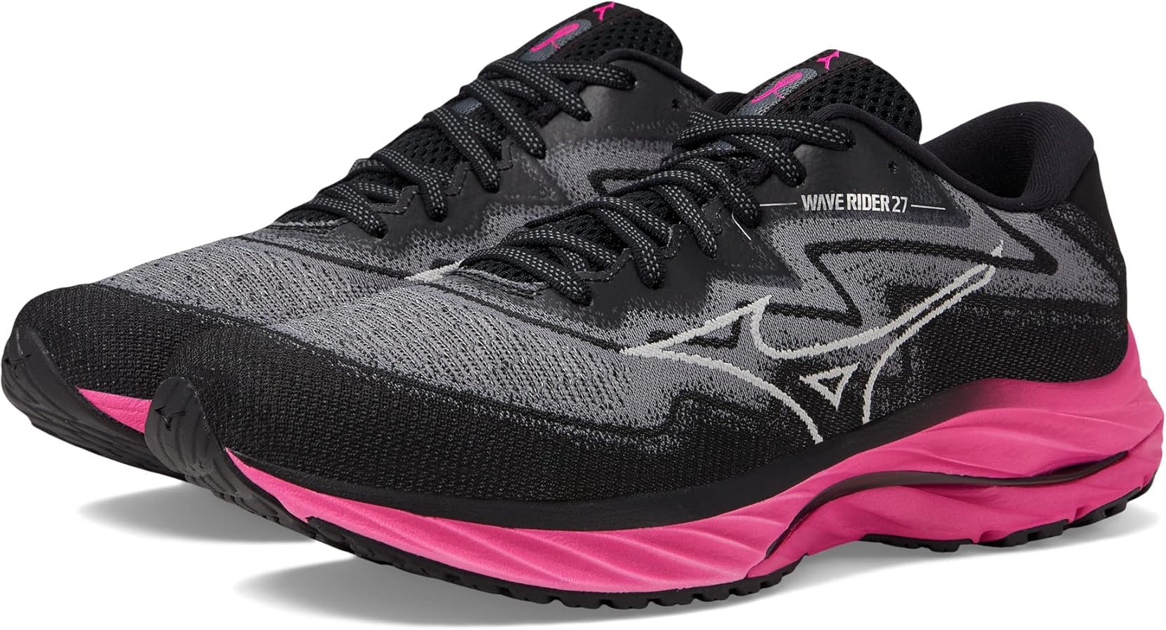 Amazon.com | Mizuno Mens Wave Rider 27 Running Shoe, Project Zero