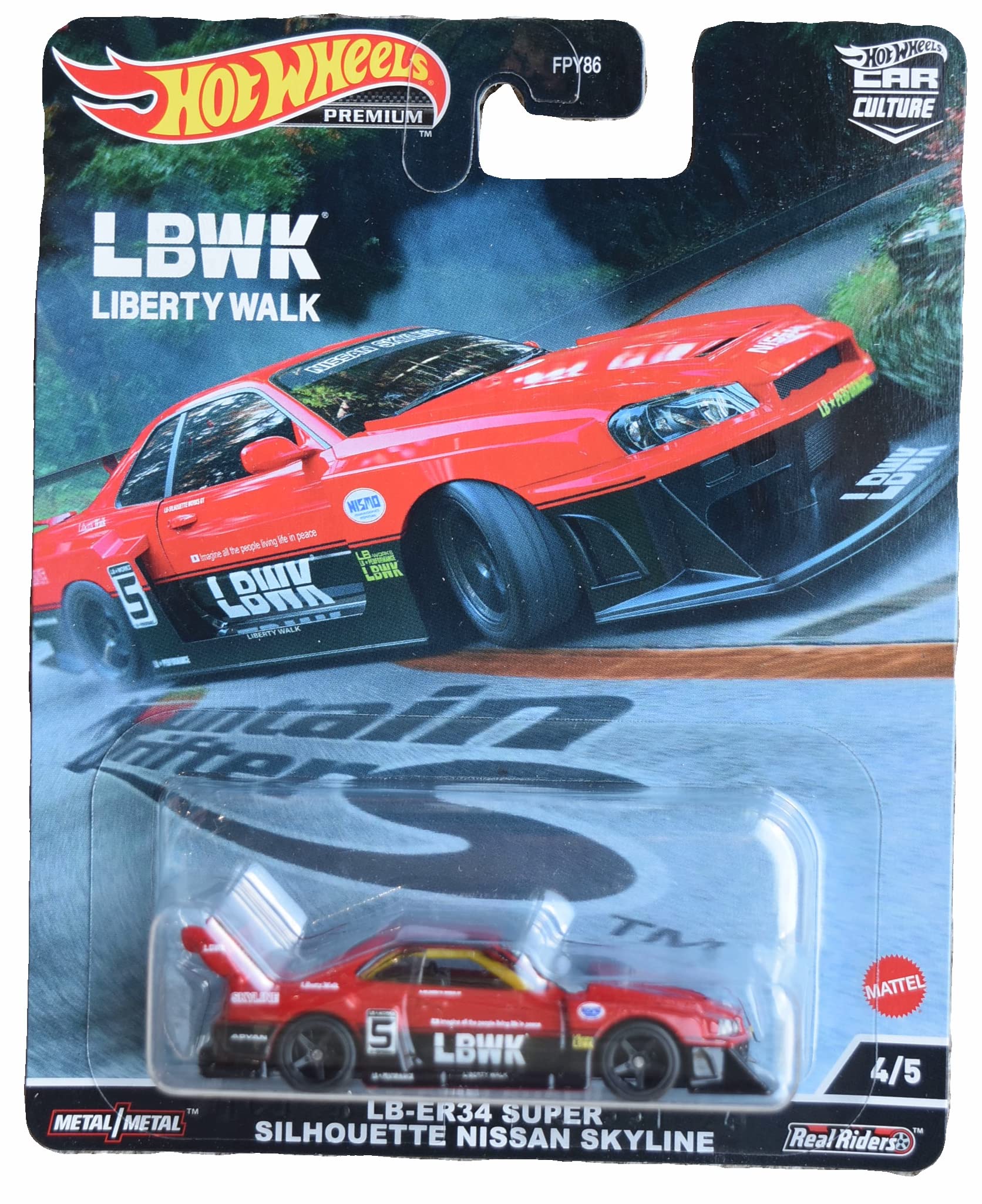 Hot Wheels LB-ER34 Super Silhouette Nissan Skyline, Mountain