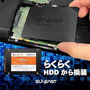 Amazon | SUNEAST 内蔵SSD 1TB 2.5インチ 3D NAND採用 SATA3 6Gb/s 7mm