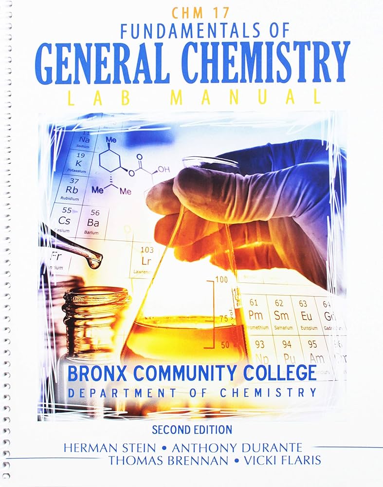 Fundamentals of General Chemistry: Lab Manual, Bronx Community