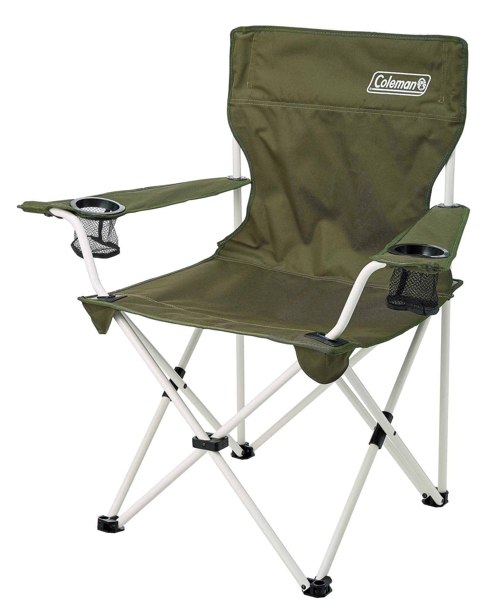 Coleman 折りたたみチェア オリーブグリーン レイチェア 3脚