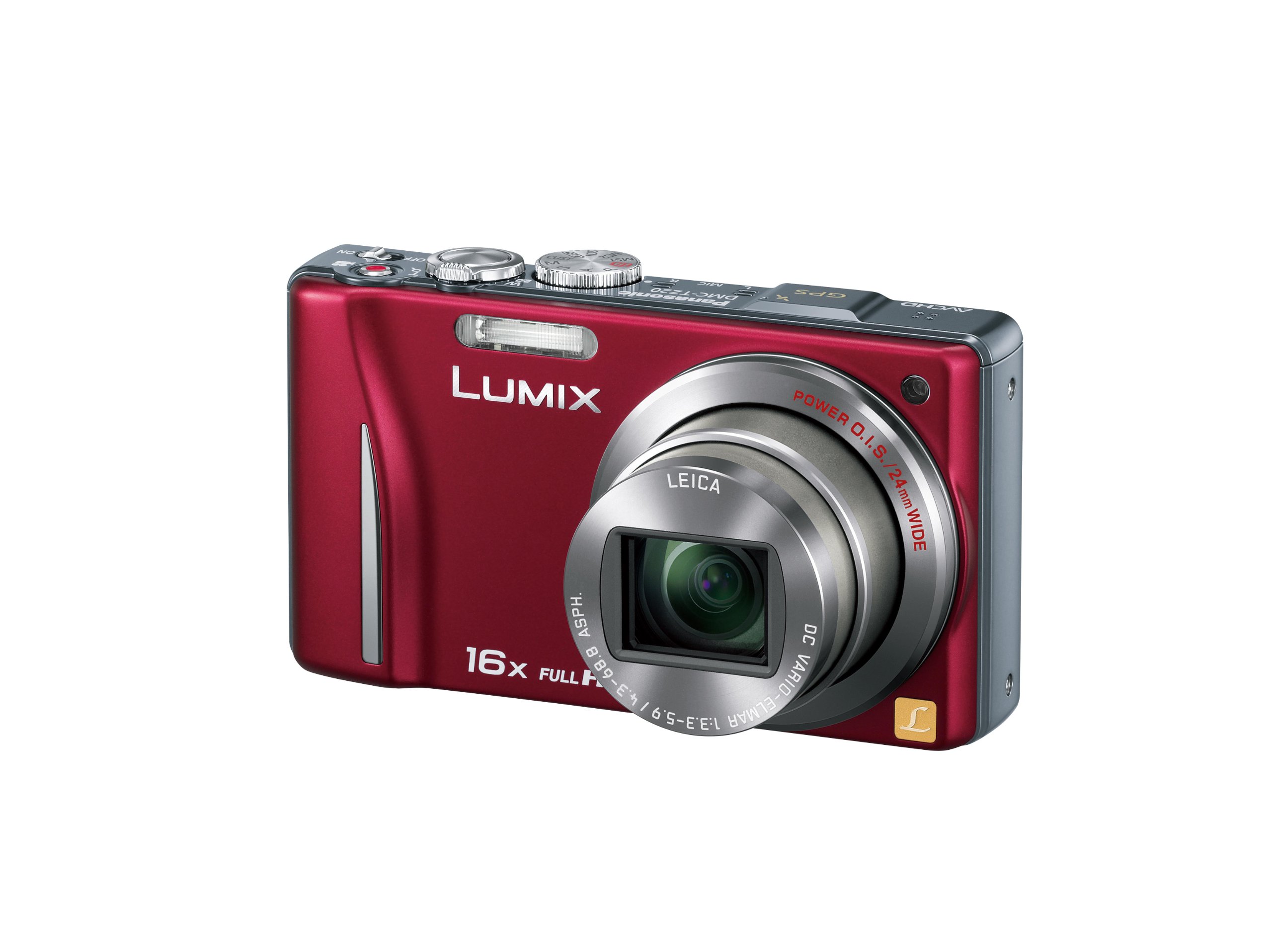 デジタルカメラ Panasonic DMC-TZ1 レッド メモリーカード付き