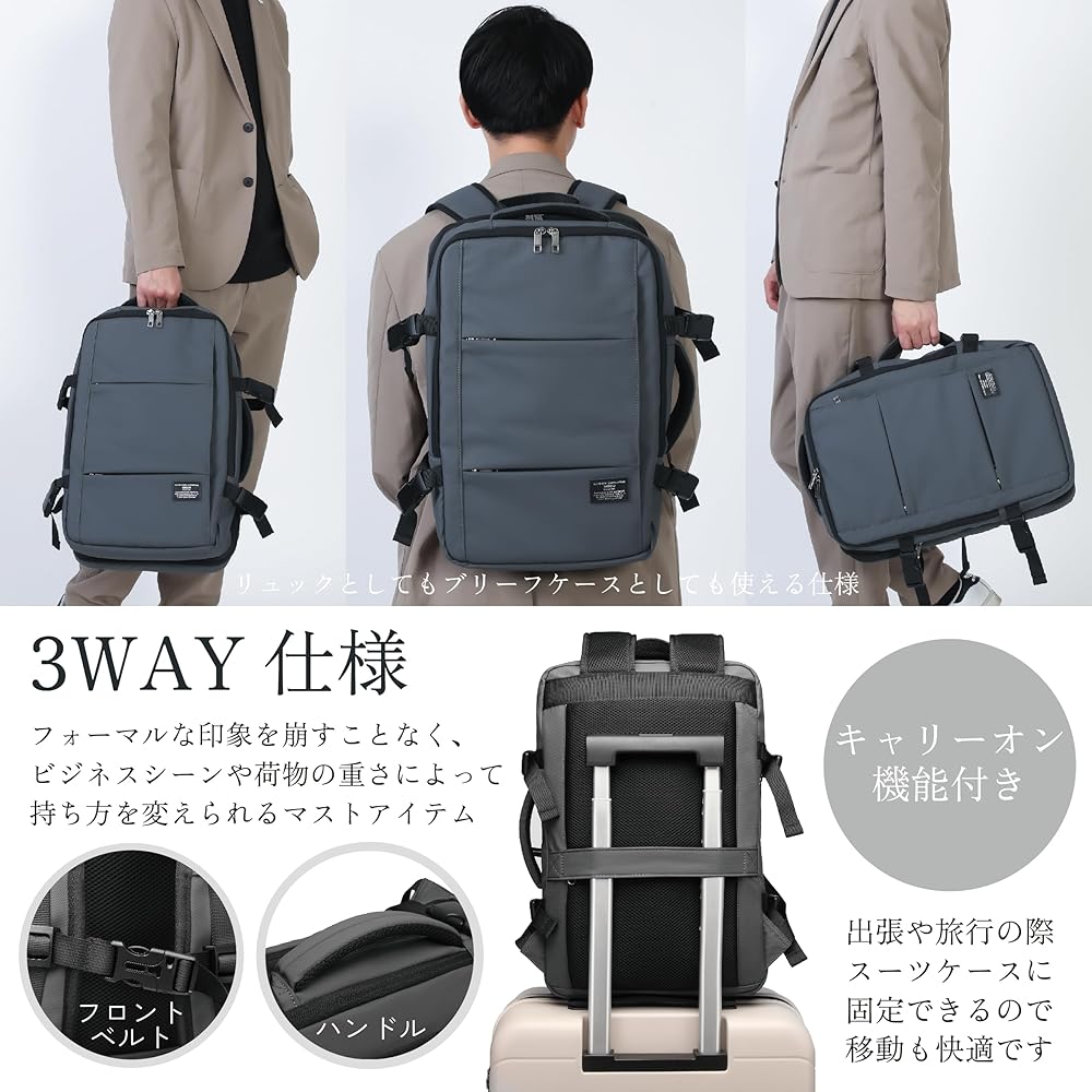 Amazon.co.jp: [グッシオ イタリー] リュック メンズ 拡張 機能 28L 大