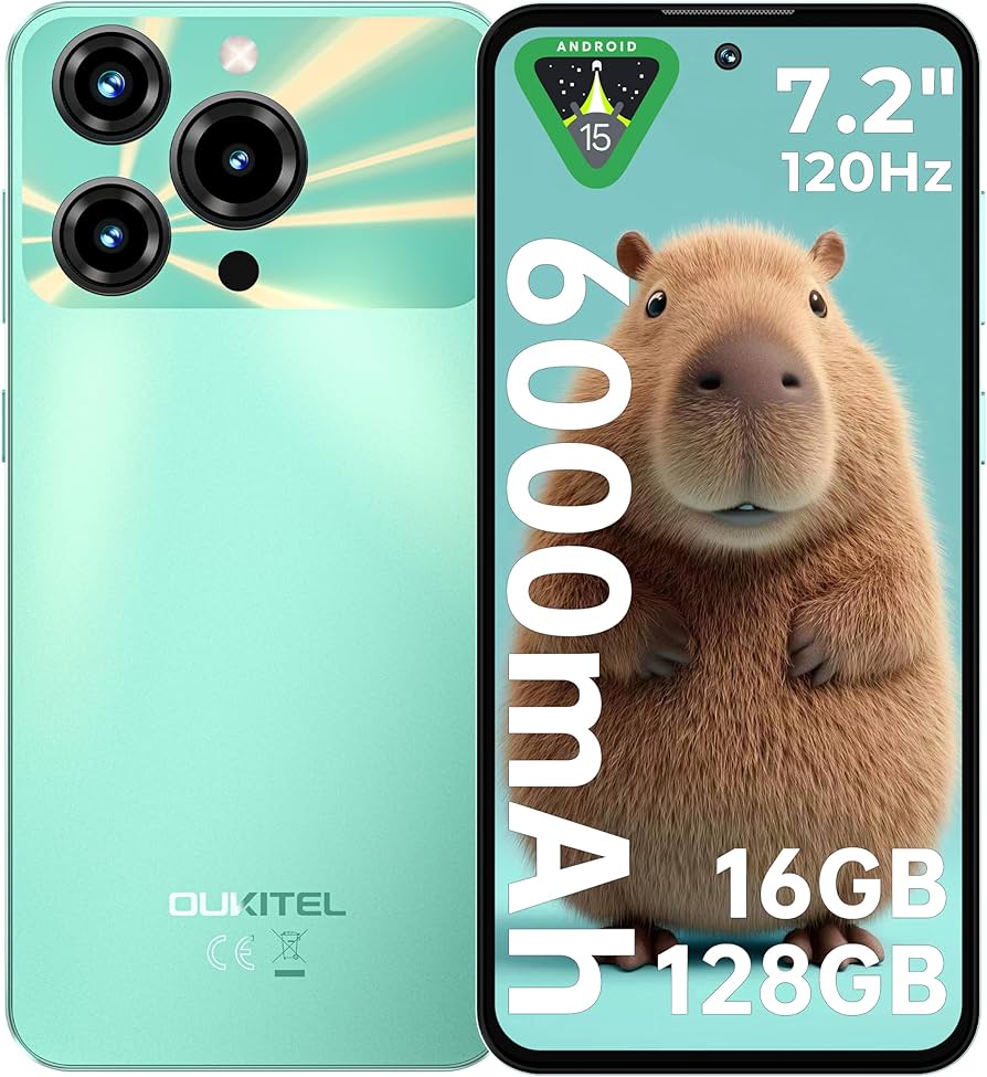 Amazon | [7.2 HD+ 大画面 SIMフリー スマホ 本体]OUKITEL C69 64MP AI