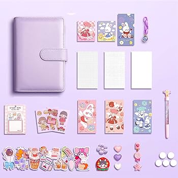 Amazon.co.jp: Dekori シール帳 A6 PUレザー ポケット 50枚セット