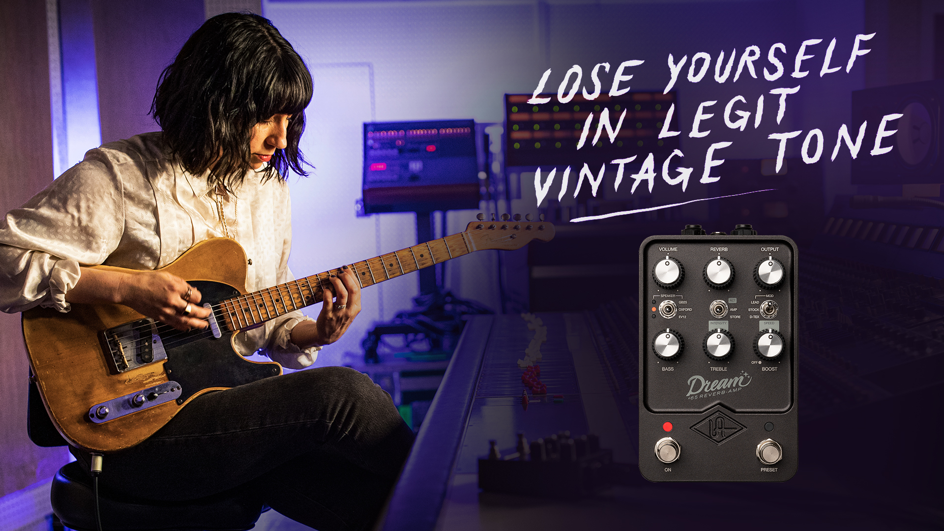 Amazon.com: Universal Audio UAFX Dream '65 Reverb Amplifier