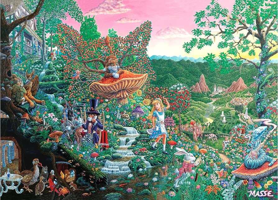 PETER PAUPER PRESS Alice in Wonderland 1000 Piece Jigsaw Puzzle