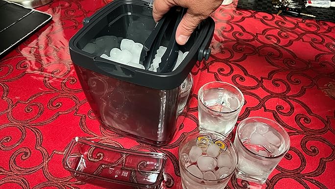 Amazon.com: OXO Good Grips Double Wall Ice Bucket with Tongs and