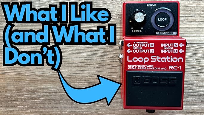 Amazon.com: BOSS RC-30 Loop Station Twin Guitar Pedal, Red