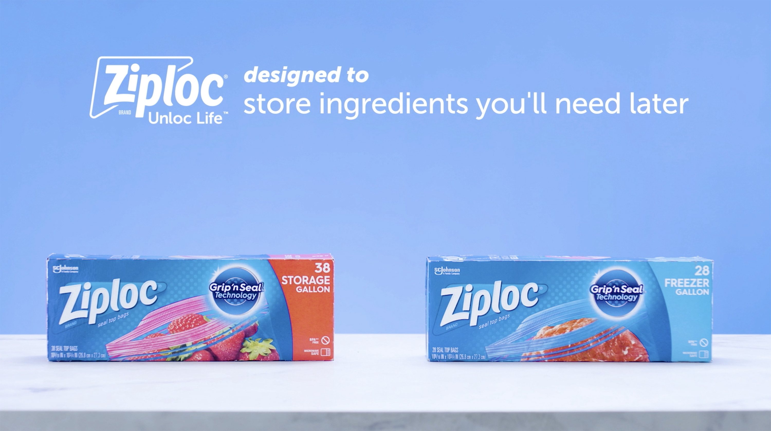 Amazon.com: Ziploc Quart Food Storage Bags, Grip 'n Seal