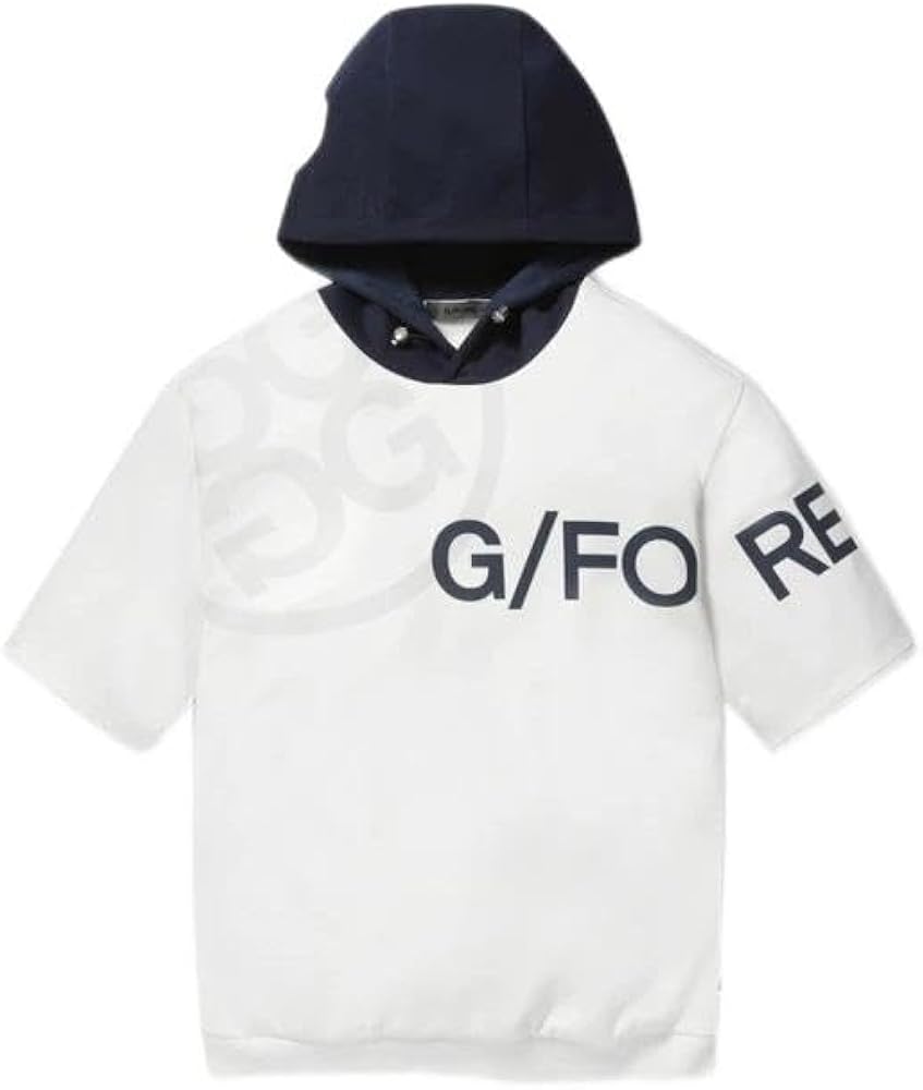 G/FORE 新品 ジーフォア パーカーゴルフウェアメンズ ホワイトフード付き