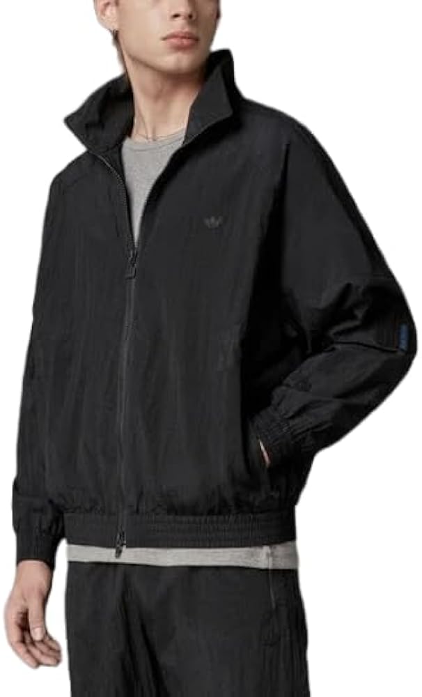 adidas ORIGINALS MEN'S BLUE VERSION BB TT BLOCKED TRACK JACKET