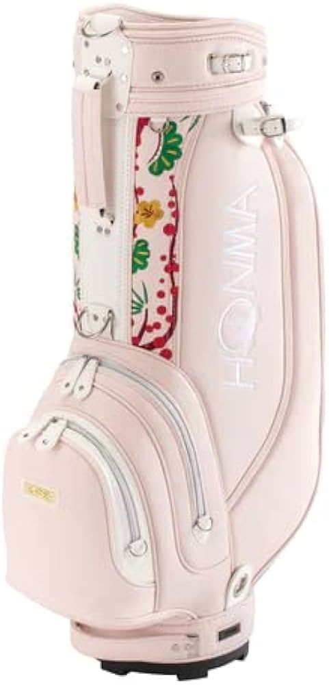 Amazon.co.jp: 本間ゴルフ ベレス 会津 ピンク カート ゴルフバッグ