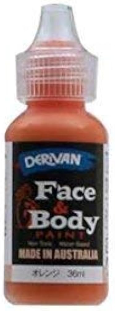 Amazon.co.jp: デリバン フェイス&ボディペイント オレンジ 36ml