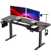 Amazon | SANODESK 電動昇降式デスク E150 高さ調節デスク パソコン
