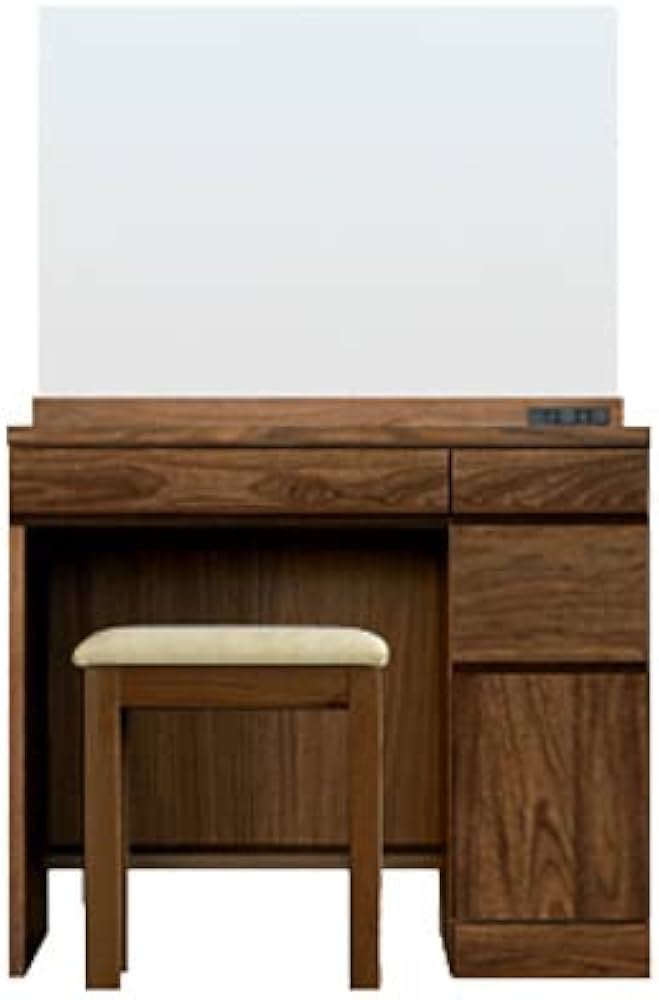 Amazon｜高野木工 LECCE レッチェ 80ドレッサー(イス付き
