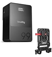Amazon | SMALLRIG X99 99Wh 耐衝撃 防塵 防水 Vマウントバッテリー X