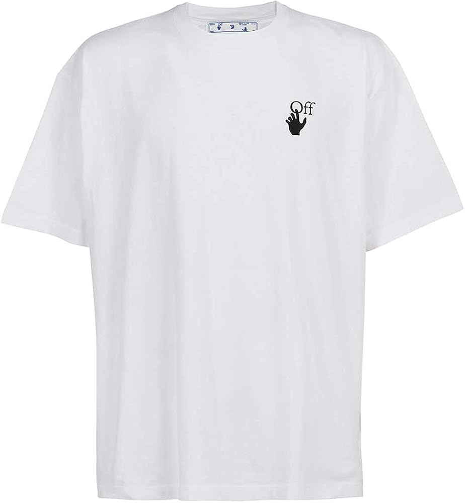 Amazon | OFF-WHITE Tシャツ オフホワイト メンズ 半袖 MARKER S/S