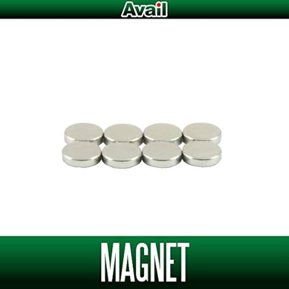 Amazon | アベイル(Avail) リール 補助マグネット8個セット φ4×1mm