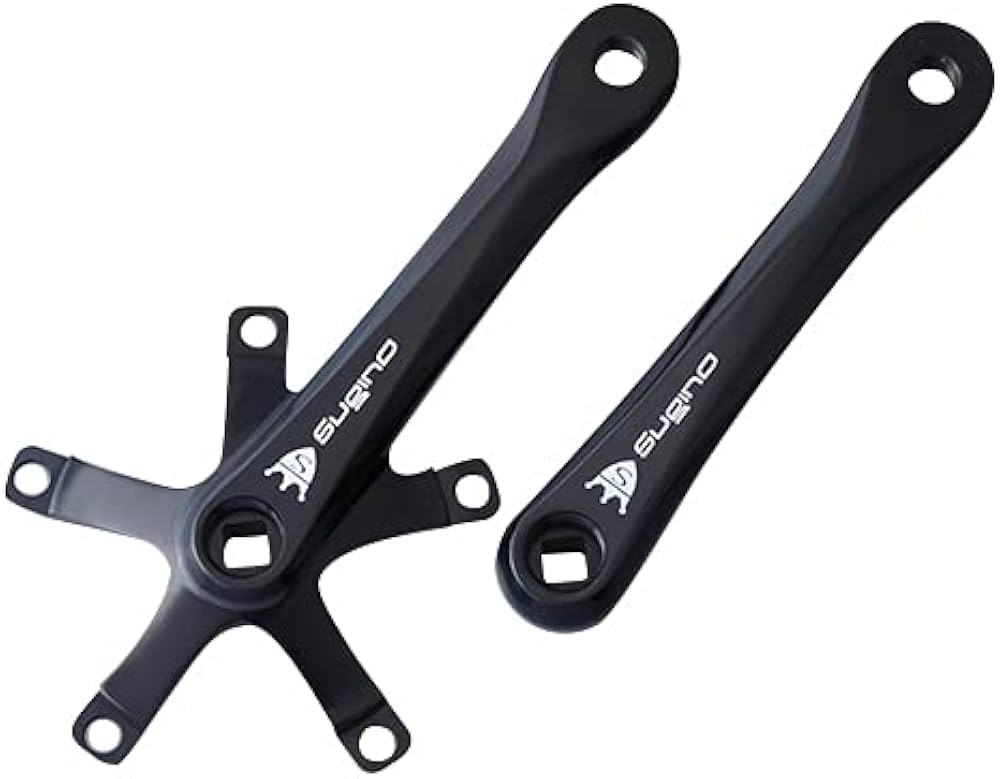 Amazon | Sugino(スギノ) RD4 クランク(ダブル用) ABK BLK Mighty