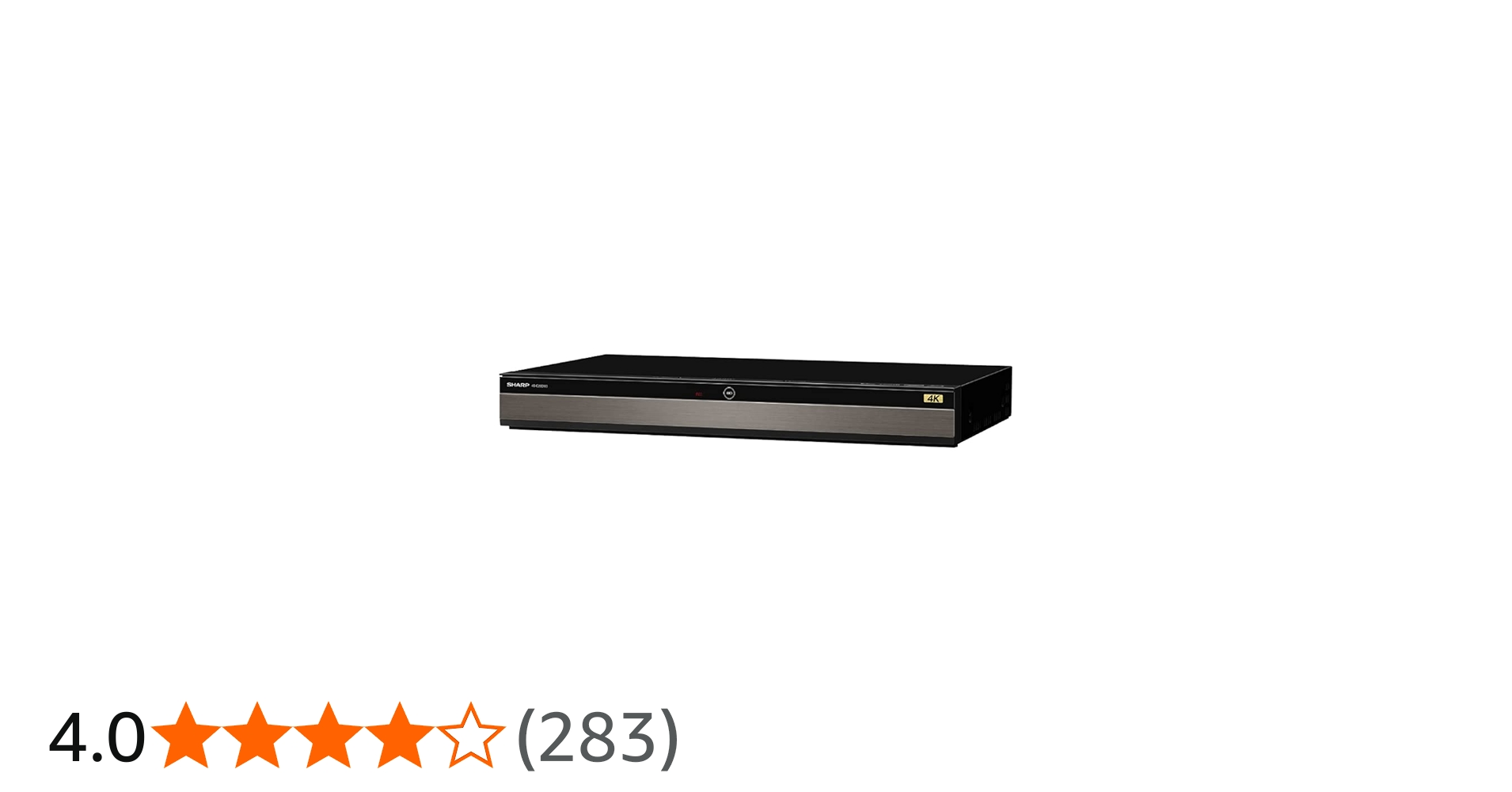 Amazon.co.jp: シャープ 2TB 2番組同時録画 4K ブルーレイレコーダー