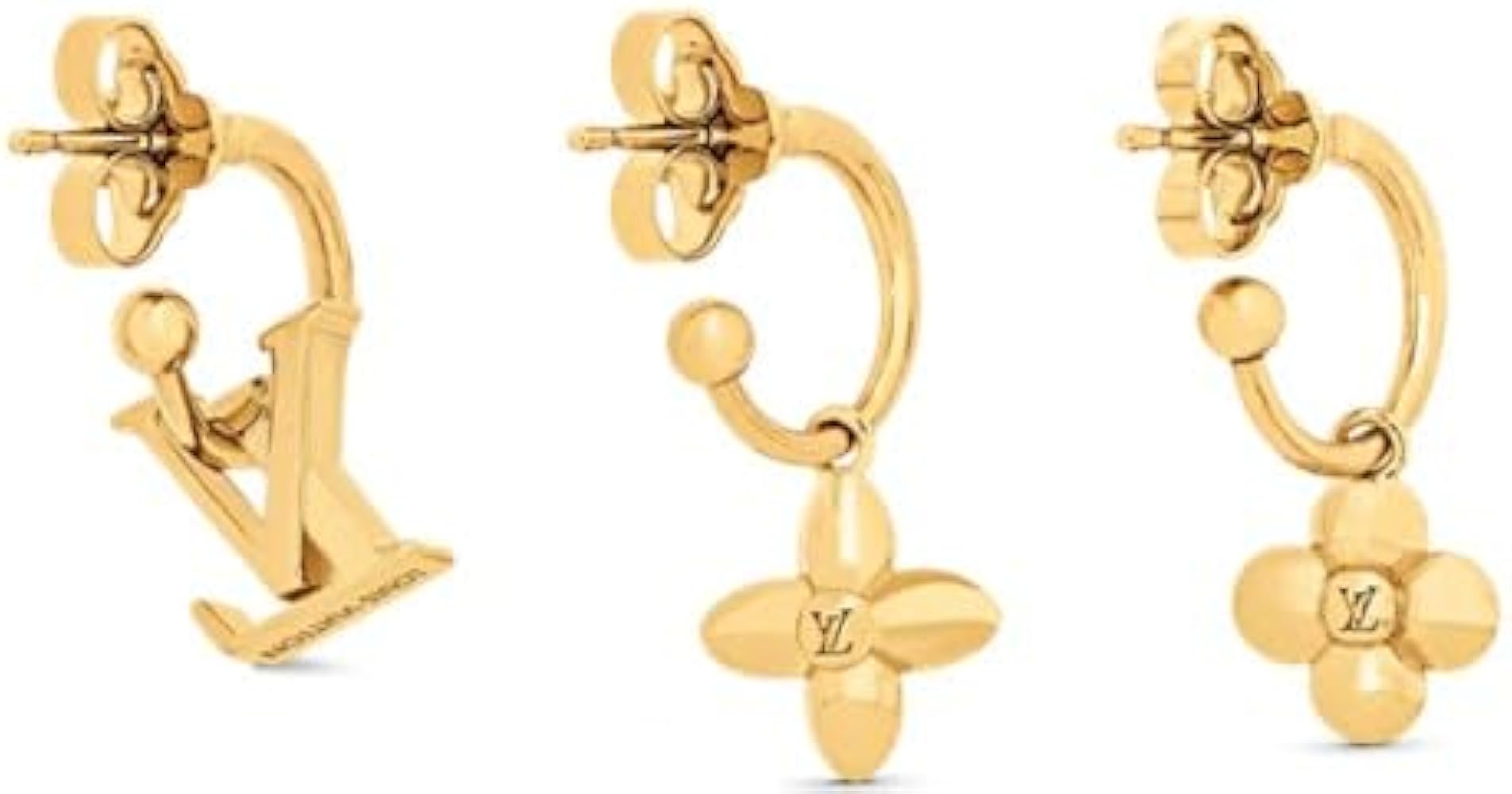 Amazon.co.jp: LOUIS VUITTON ルイ・ヴィトン ピアス・LV フローラ