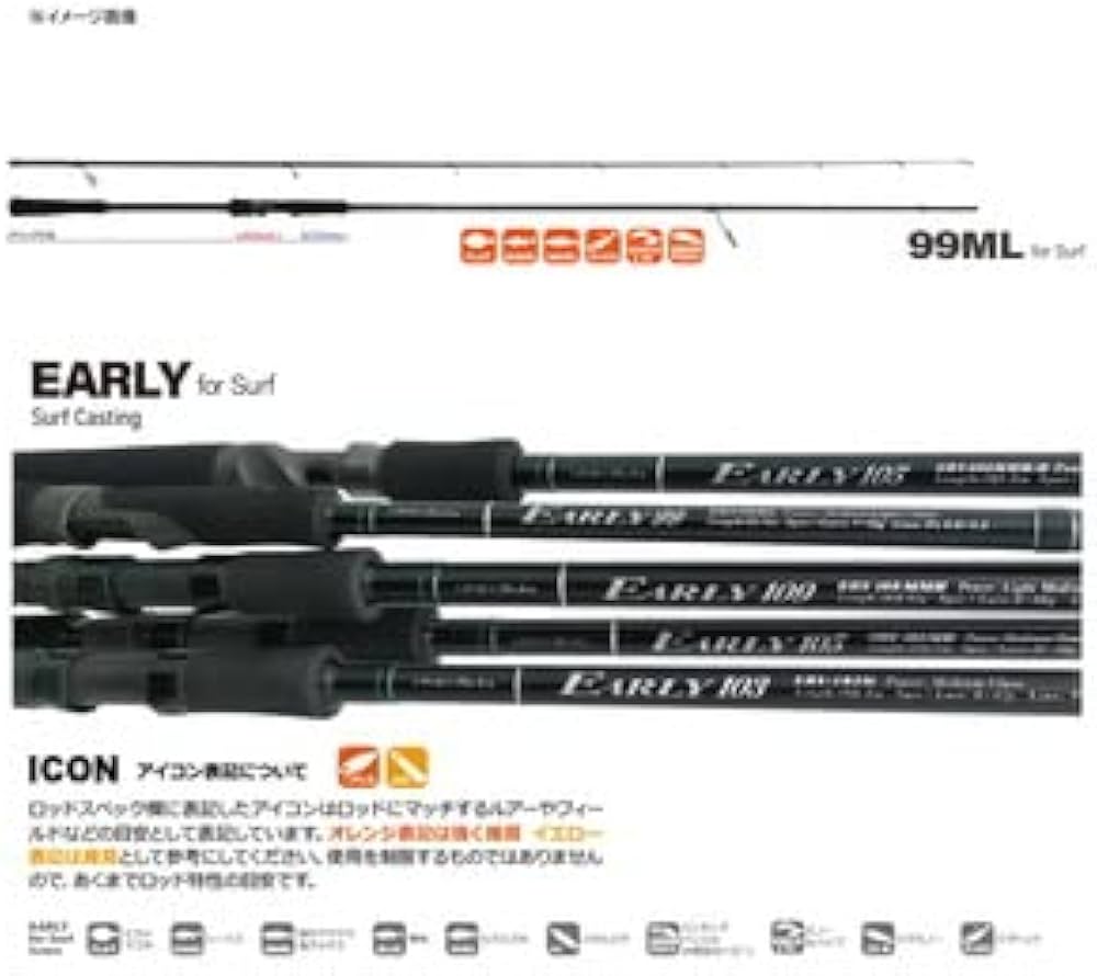 Amazon | ヤマガブランクス 22 アーリーフォーサーフ 99ML | ヤマガ