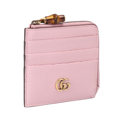 新品 グッチ GUCCI ケース 小銭入れ ピンク GG キャンバス 本革 新品