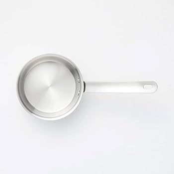 Amazon｜無印良品 ステンレスアルミ全面三層鋼ミルクパン シルバー 幅