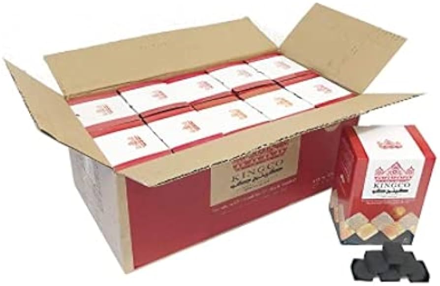 Amazon.co.jp: 10kg KINGCO シーシャ用 ココナツ炭 シーシャ専用炭