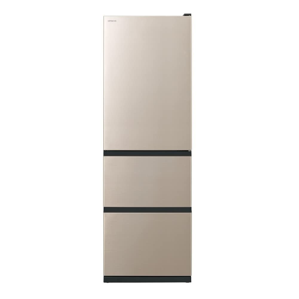 Amazon | 日立 冷蔵庫 幅60cm 375L ライトゴールド R-V38SVL N 3ドア