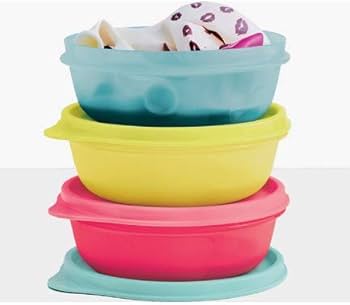 Amazon｜Tupperware S.S.ボウル密閉ストレージコンテナセット (3×1,27