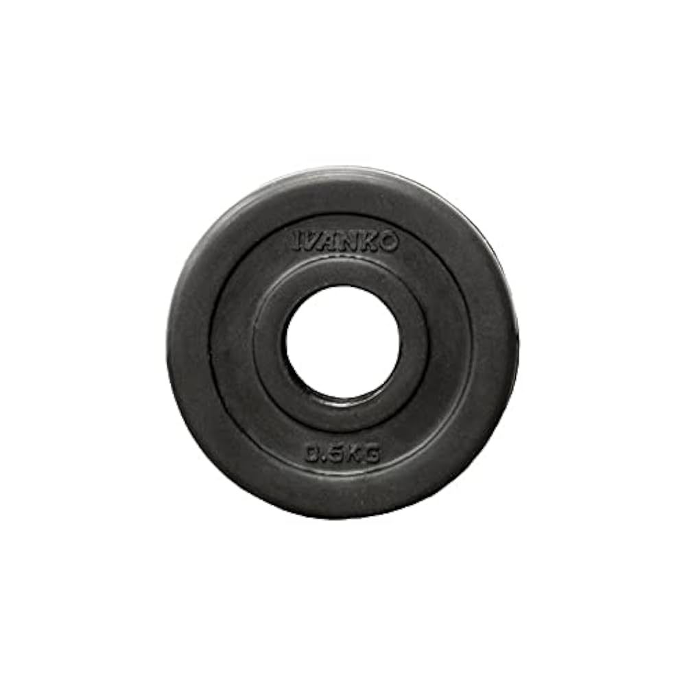 ② IVANKO イヴァンコ ラバー プレート15kg x 1枚 穴径50mm 【公式通販】