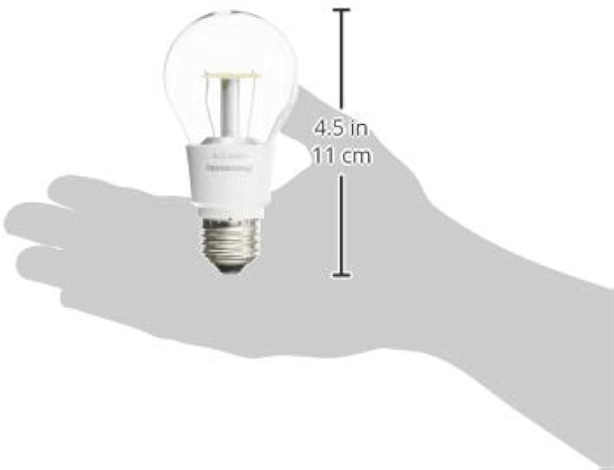 Amazon | パナソニック LED電球 E26口金 電球40形相当 電球色相当(5.4W