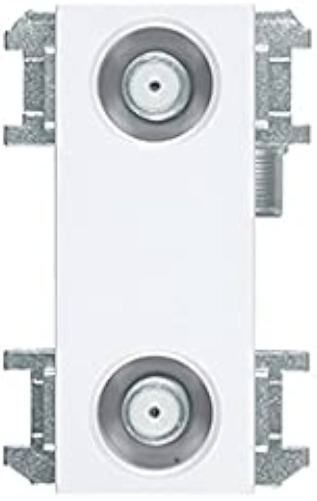 Amazon | DXアンテナ 壁面テレビ端子 【2K 4K 8K 対応】 2端子形