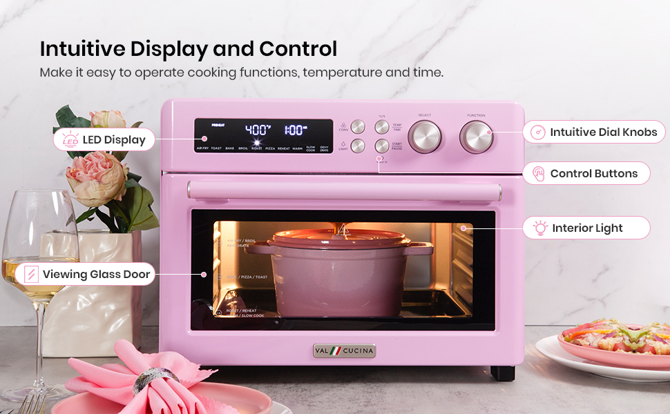 Amazon.com: VAL CUCINA Retro Style Infrared Heating Air Fryer