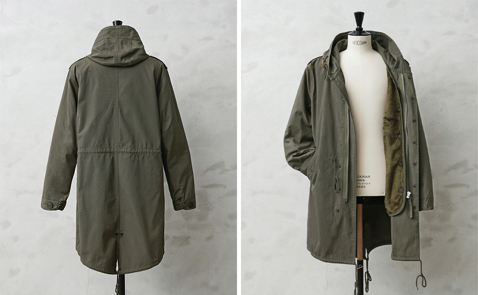 Amazon | [WAIPER] 別注 M-51パーカ モッズコート NARROW FIT